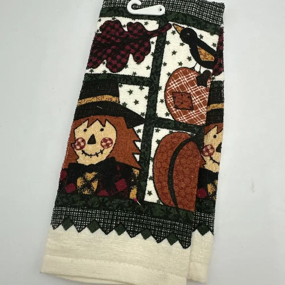 Lot Of 4 Vintage Dishtowels Strawberries, Ducks, Fall, And Heart Designs All New